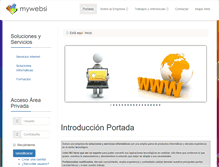 Tablet Screenshot of mywebsi.com